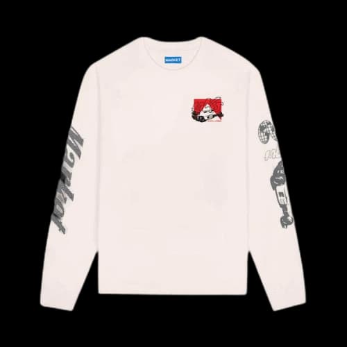 Market Corsa Long-Sleeve T-Shirt 'Ecru'