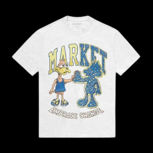Market Dark And Light Duck Tee 'Ash'