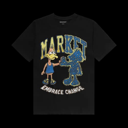 Market Dark And Light Duck T-Shirt 'Black'