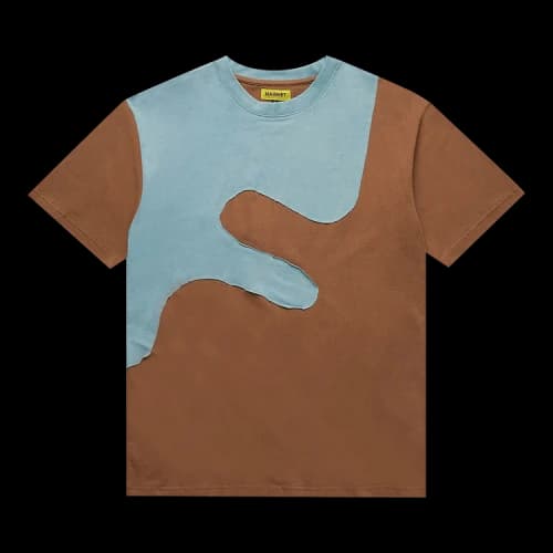 Market Deep End T-Shirt 'Wonka Brown/Deep Sea Blue'