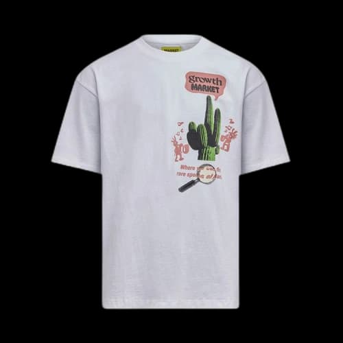 Market Growth Tee 'White'