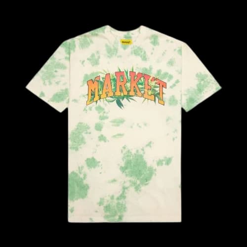 Market Arc Herbal Remedy Tie Dye Short-Sleeve Tee 'Yellow'