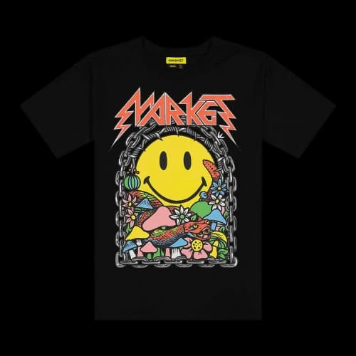 Market Smiley Iron Market Tee 'Black'
