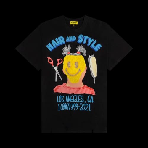 Market Smiley Barbershop T-Shirt 'Black'