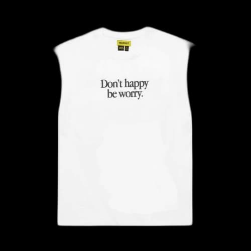 Market Smiley Earth On Fire T-Shirt 'White'