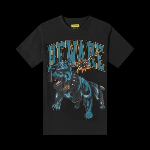 Market Beware Dog Washed Tee 'Black'