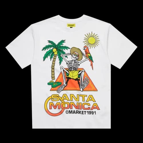 Market Paradise At Skelly's T-Shirt 'White'