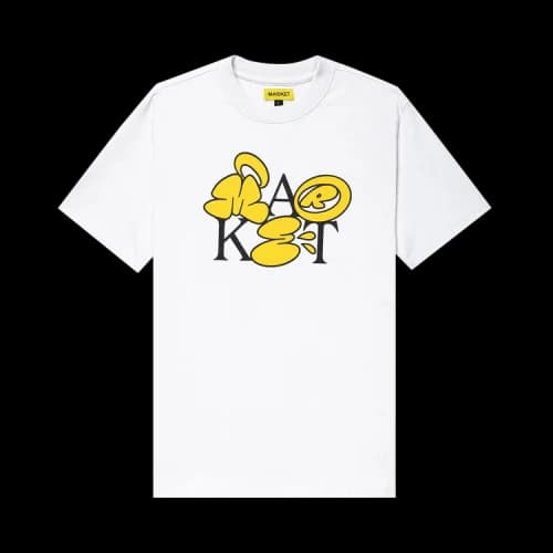 Market Bubble Letter Tee 'White'