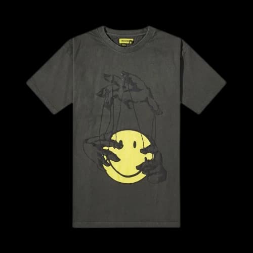 Market Smiley Marionette Tee 'Charcoal'