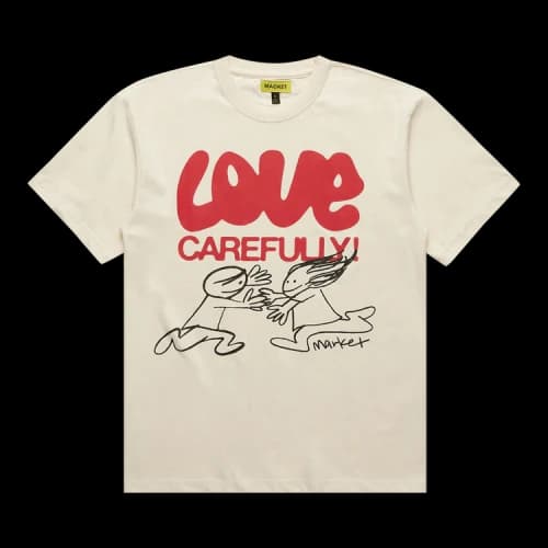 Market Love Carefully Tee 'Cream'