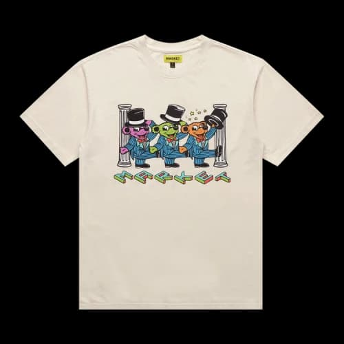 Market Dancing Trio Bear Tee 'Sand'
