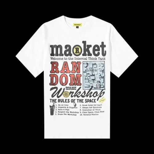Market Random Workshop Think Tank Tee 'White'