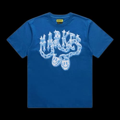 Market Smiley Chain Tee 'Atlantic'
