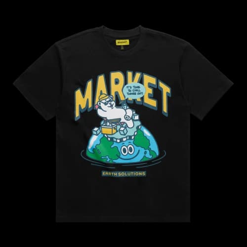 Market Time To Chill Out T-Shirt 'Black'