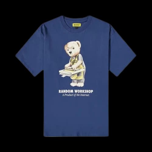 Market Random Workshop Bear Tee 'Navy'
