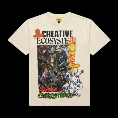Market Creative Ecosystem T-Shirt 'Cream'