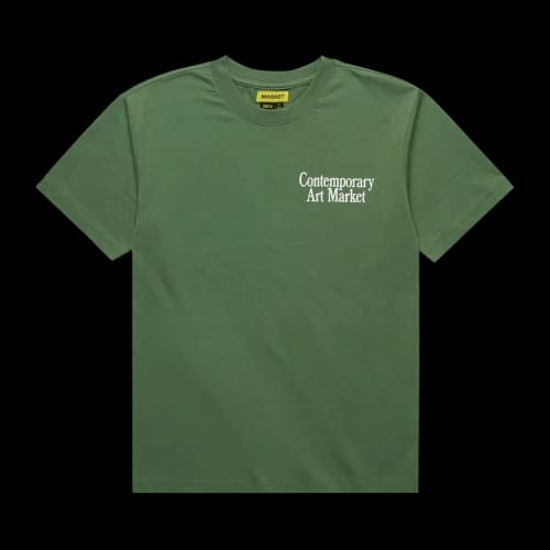 Market Smiley Contemporary Art Market T-Shirt 'Sage'