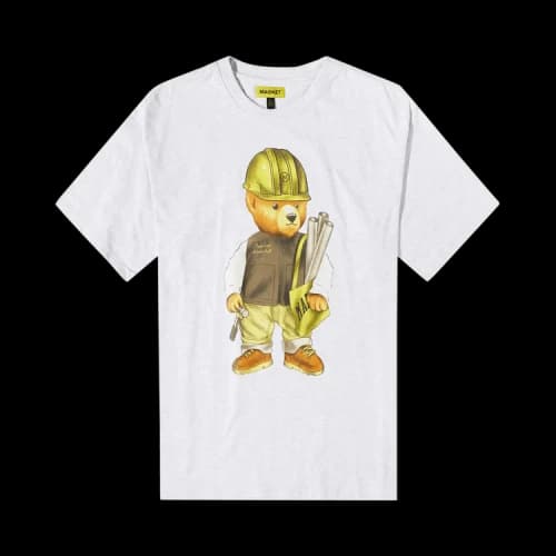 Market Workshop Bear T-Shirt 'Ash'
