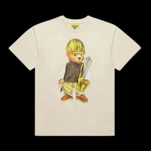 Market Workshop Bear T-Shirt 'Cream'