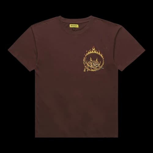 Market Man Eater T-Shirt 'Brown'