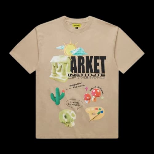 Market Institute Of The Mind T-Shirt 'Beige'