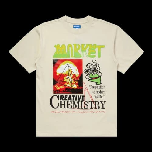 Market Chemistry T-Shirt 'Ecru'