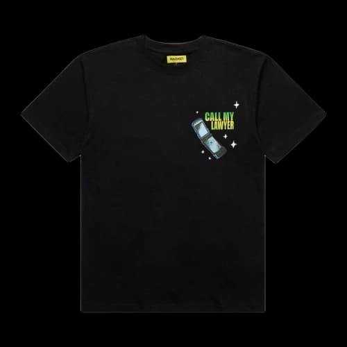 Market Call My Lawyer Act Now T-Shirt 'Black'