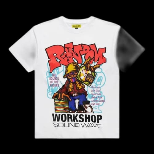 Market Soundwave T-Shirt 'White'