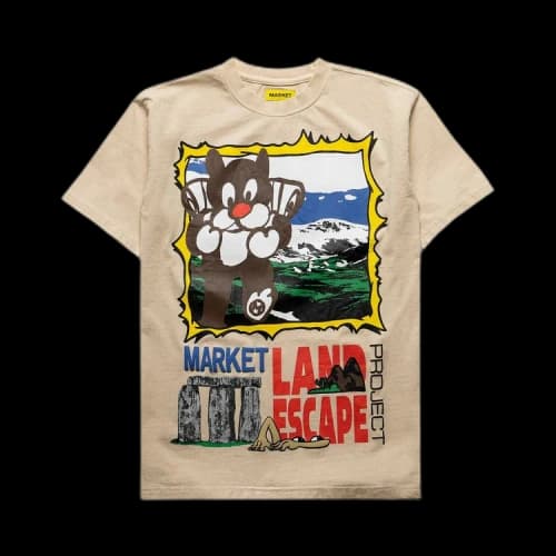 Market Land Escape Project T-Shirt 'Coconut'