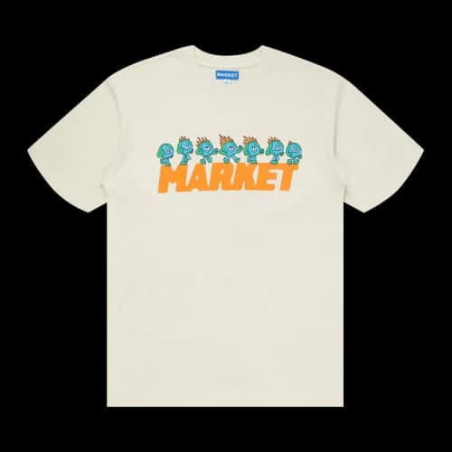 Market Keep Going T-Shirt 'Sand'