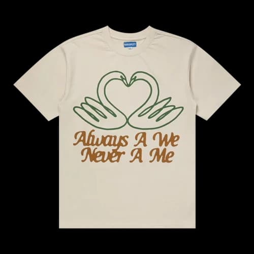 Market Always We T-Shirt 'Ecru'