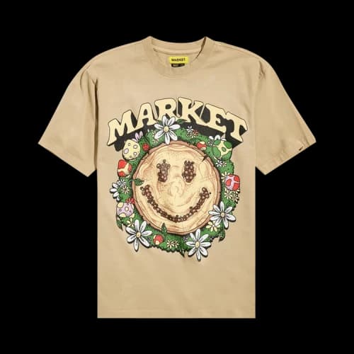 Market Smiley Decomposition T-Shirt 'Eden'