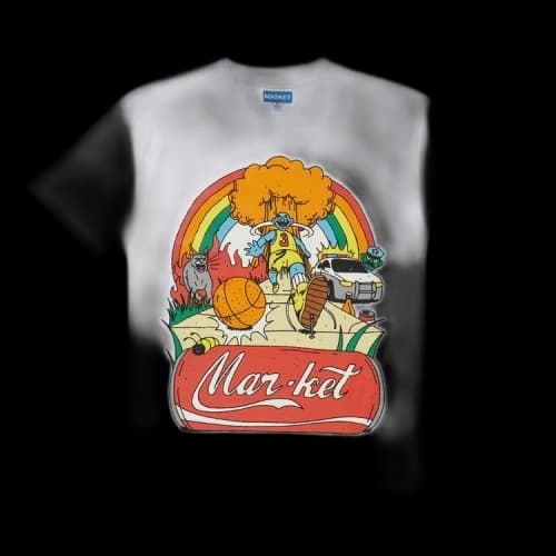 Market Good Day T-Shirt 'Chalk'