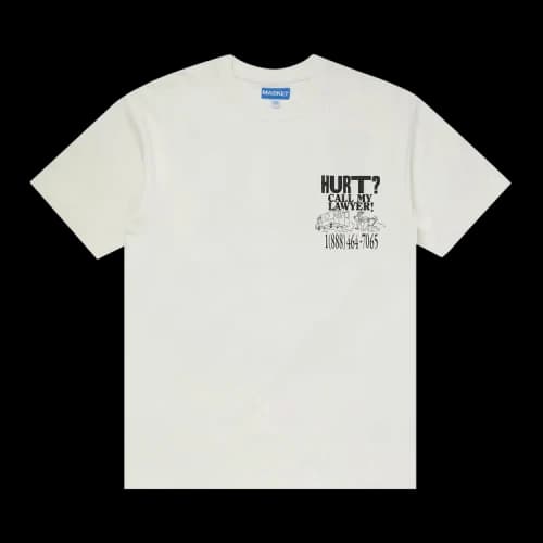 Market Call My Lawyer Tee 'Parchment'