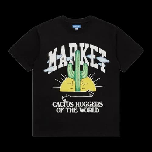 Market Cactus Lovers T-Shirt 'Black'
