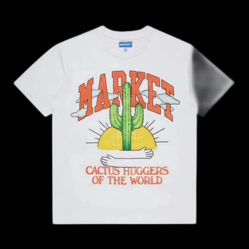 Market Cactus Lovers T-Shirt 'White'