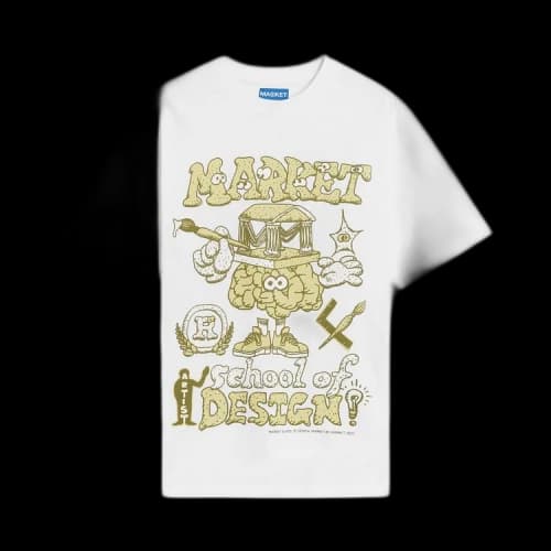 Market School Of Design T-Shirt 'White'