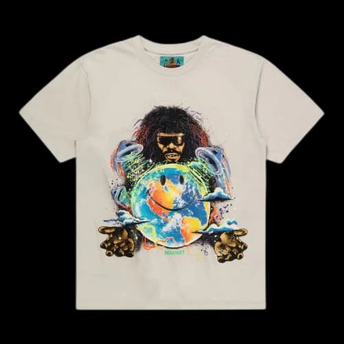 Market Smiley Funkadelic P Funk Smiley T-Shirt 'Cream'
