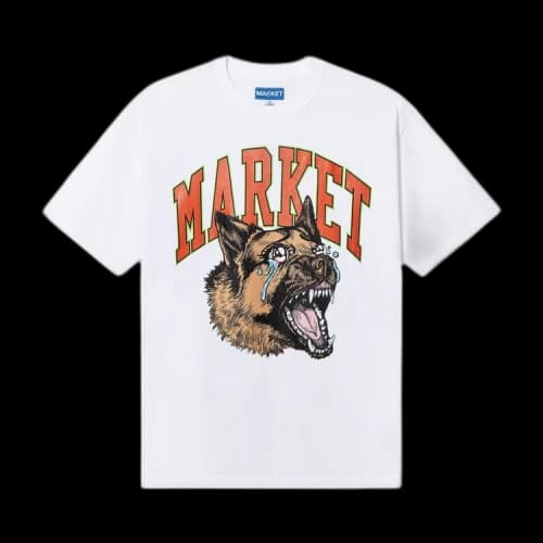 Market Beware Crying T-Shirt 'White'