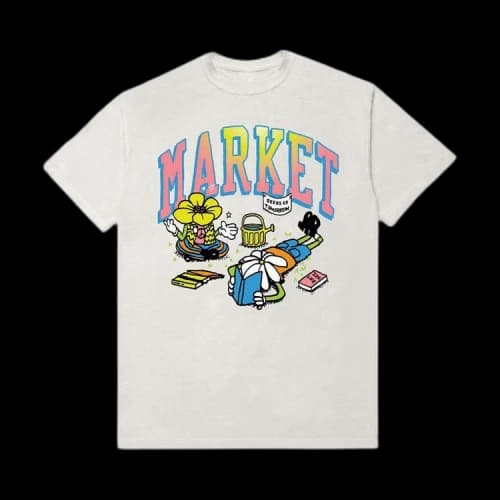 Market Seeds Of Tomorrow T-Shirt 'Ecru'