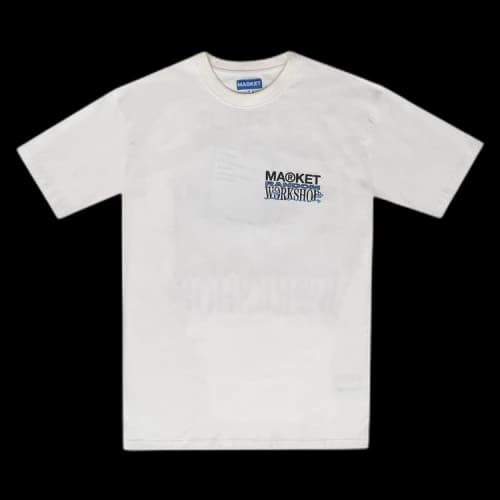 Market Flowerbed T-Shirt 'Parchment'