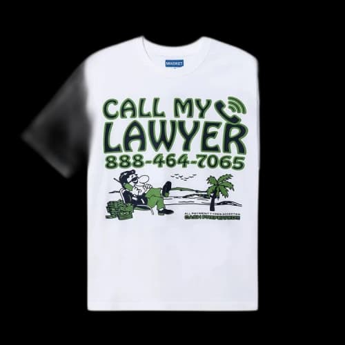 Market Offshore Lawyer T-Shirt 'White'
