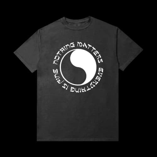 Market Everything's Fine T-Shirt 'Washed Black'