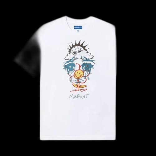 Market Lil Sad Eyes T-Shirt 'White'
