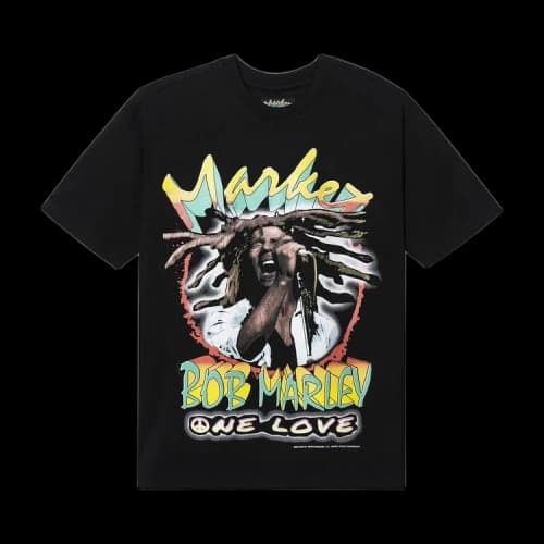 Market Bob Marley One Love T-Shirt 'Black'