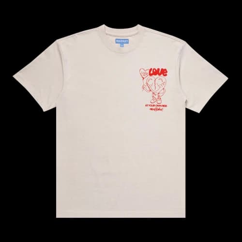 Market Broken Hearts T-Shirt 'Cream'