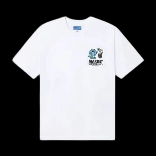 Market Sanitation Dept T-Shirt 'White'