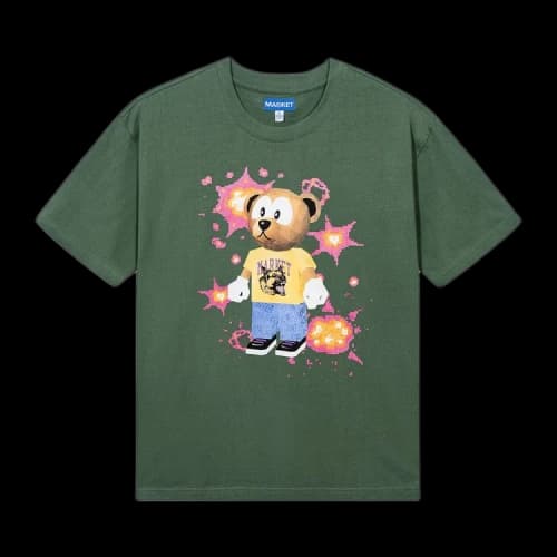 Market 32 Bit Bear T-Shirt 'Fern'