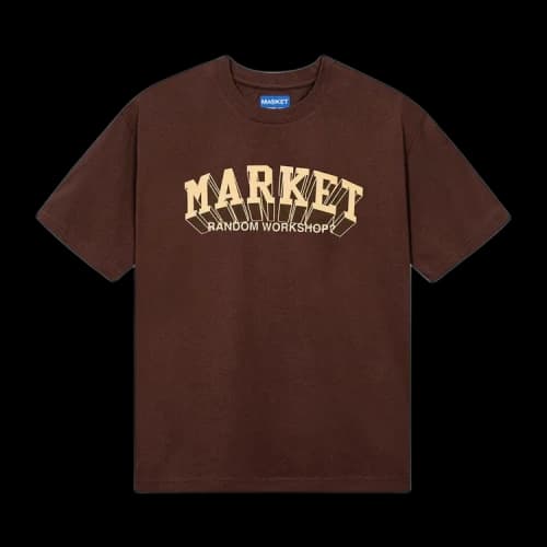 Market Super Market T-Shirt 'Mocha'