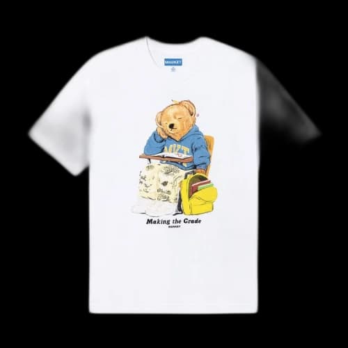 Market Making The Grade Bear T-Shirt 'White'